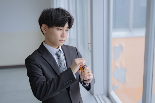 休めないサラリーマン